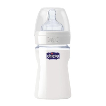 Chicco Biberon Benessere Anti-Colica in Silicone per Neonati 150 ml Chicco Biberon Benessere Anti-Colica in Silicone per Neonati 150 ml