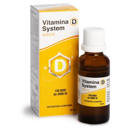 Sanifarma Vitamina D System Gocce 150 Dosi Da 2000 Ui 26 Ml
