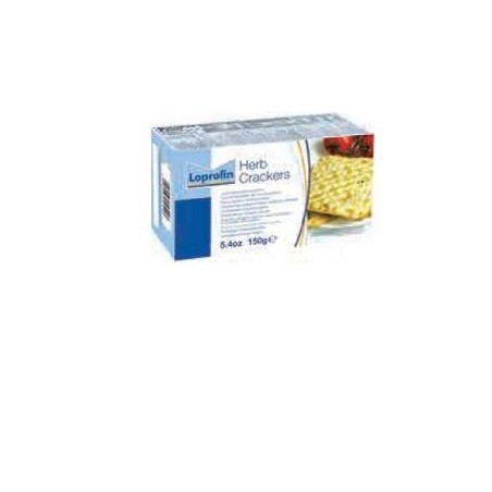 Loprofin Cracker alle erbe aromatiche a basso contenuto proteico 150 g Loprofin Cracker alle erbe aromatiche a basso contenuto proteico 150 g