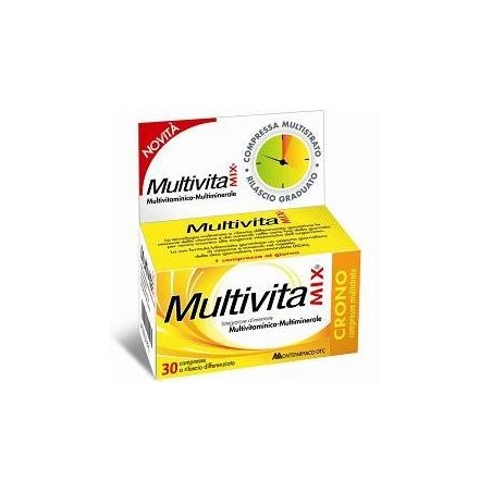 Multivitamix Crono integratore multivitaminico minerale 30 compresse