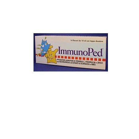 ImmunoPed integratore per rinforzare le difese immunitarie 14 flaconcini 10 ml ImmunoPed integratore per rinforzare le difese immunitarie 14 flaconcini 10 ml