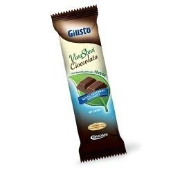 Giusto Viva Stevi Barretta di cioccolato al latte senza zucchero con stevia 35 g