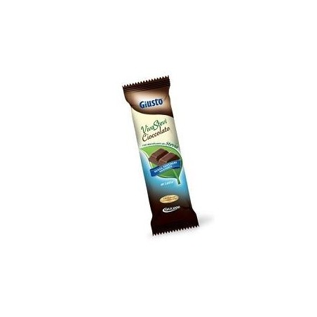Giusto Viva Stevi Barretta di cioccolato al latte senza zucchero con stevia 35 g Giusto Viva Stevi Barretta di cioccolato al latte senza zucchero con stevia 35 g