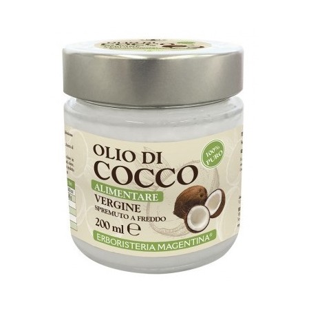 Erboristeria Magentina Cocco Olio Vegetale Alimentare 200 Ml