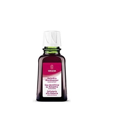 Weleda Collutorio concentrato alla Ratania fresco e astringente 50 ml Weleda Collutorio concentrato alla Ratania fresco e astringente 50 ml