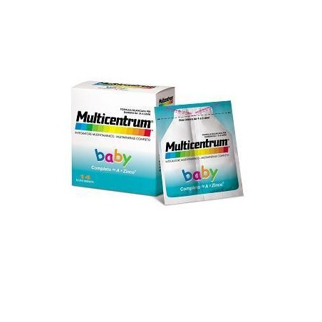Multicentrum Baby vitamine per bambini da 1 a 6 anni 14 bustine Multicentrum Baby vitamine per bambini da 1 a 6 anni 14 bustine