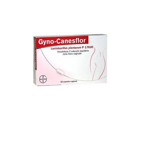 Bayer Gyno-Canesflor Capsule Vaginali riequilibranti flora batterica 10 capsule vaginali