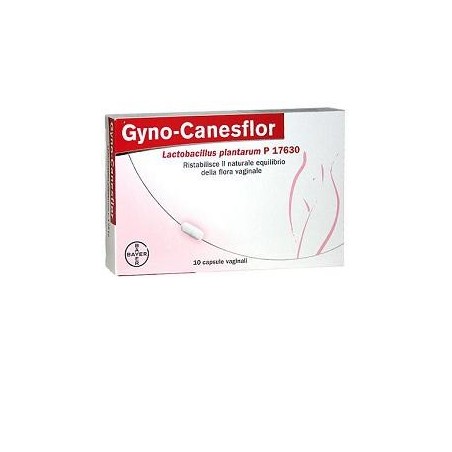 Bayer Gyno-Canesflor Capsule Vaginali riequilibranti flora batterica 10 capsule vaginali Bayer Gyno-Canesflor Capsule Vaginali riequilibranti flora batterica 10 capsule vaginali