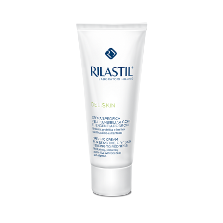 Rilastil Deliskin Crema Viso Specifica Pelli Sensibili Tendenti a Rossori 50 ml