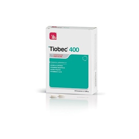 Tiobec 400 40 Compresse Fast-Slow - Integratore Antiossidante Tiobec 400 40 Compresse Fast-Slow - Integratore Antiossidante