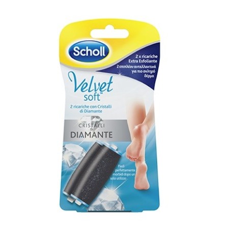 Dr Scholl's Velvet Soft Roll 2 Ricariche Extra Esfolianti per Pedicure Dr Scholl's Velvet Soft Roll 2 Ricariche Extra Esfolianti per Pedicure