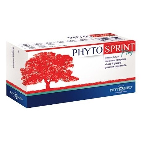 Phytosprint Plus Integratore con ginseng guaranà e pappa reale10 flaconcini 10 ml