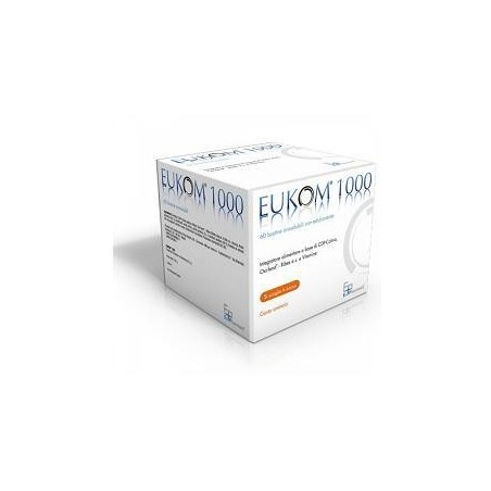 Eukom 1000 integratore per affaticamento visivo 60 bustine orosolubili Eukom 1000 integratore per affaticamento visivo 60 bustine orosolubili