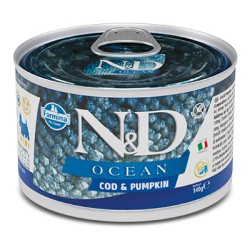 Russo Mangimi N&D Dog Ocean Codfish & Pumpkin alimento per cani 140 g