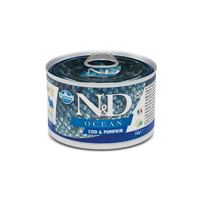 Russo Mangimi N&D Dog Ocean Codfish & Pumpkin alimento per cani 140 g