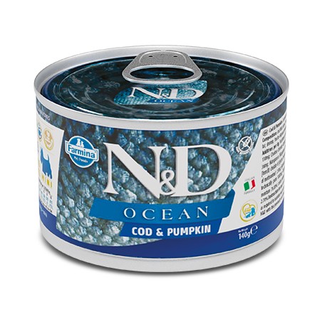 Russo Mangimi N&D Dog Ocean Codfish & Pumpkin alimento per cani 140 g