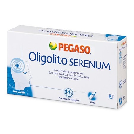 Oligolito Serenum integratore con fiori di Bach 20 flaconcini Oligolito Serenum integratore con fiori di Bach 20 flaconcini