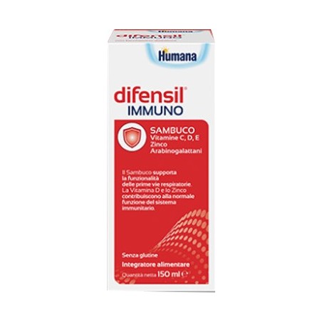 Difensil Immuno integratore alimentare per le vie respiratorie 150 ml Difensil Immuno integratore alimentare per le vie respiratorie 150 ml