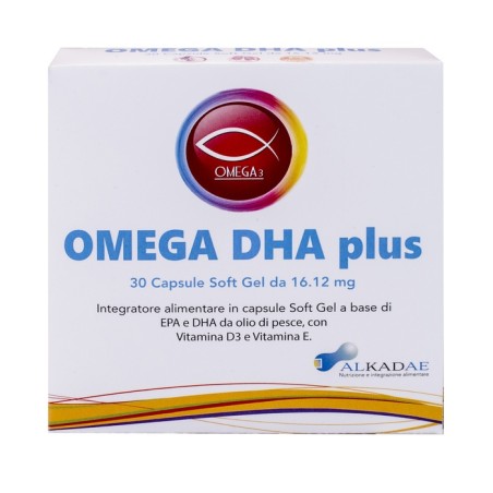 Alkadae Omega DHA Plus integratore omega 3 30 capsule