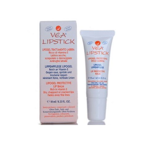 Vea Lipstick Lipogel Labbra Idratante e Protettivo per Labbra Secche e Screpolate 10ml