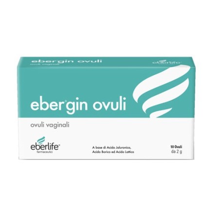 Eberlife Farmaceutici Ebergin Ovuli Vaginali 10 Pezzi Eberlife Farmaceutici Ebergin Ovuli Vaginali 10 Pezzi