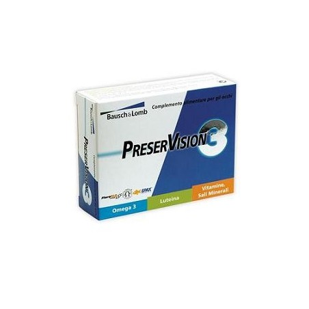 Preservision 3 integratore per la salute dell'occhio 30 capsule Preservision 3 integratore per la salute dell'occhio 30 capsule