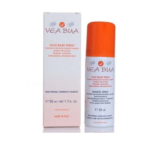 Vea Bua olio base antiossidante per aree secche e molto sensibili 50 ml