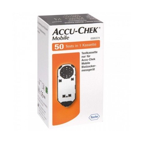 Accu-Chek Mobile 50 Test Mic2 Strisce Misurazione Glicemia