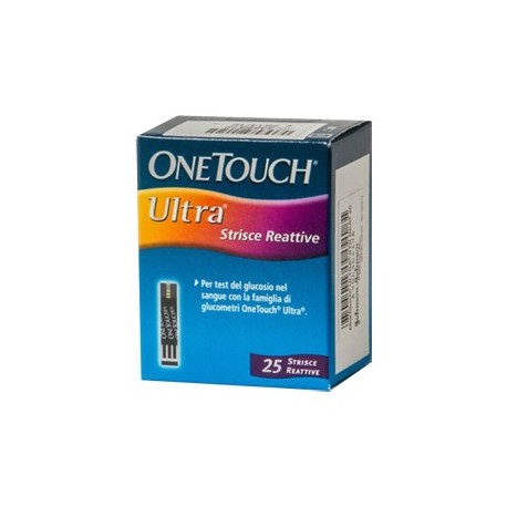 OneTouch Ultra 25 Strisce Reattive per Misurare la Glicemia