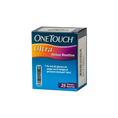 OneTouch Ultra 25 Strisce Reattive per Misurare la Glicemia OneTouch Ultra 25 Strisce Reattive per Misurare la Glicemia