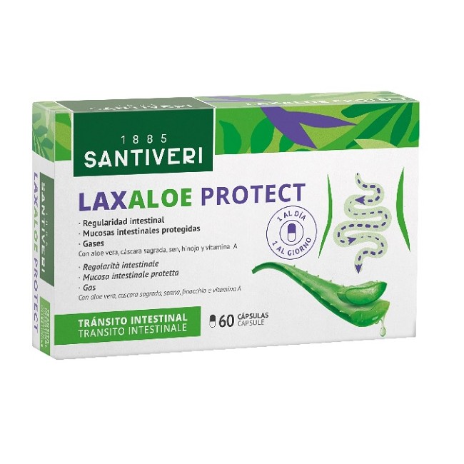 Santiveri Laxaloe Protect lassativo vegetale 60 capsule