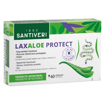 Santiveri Laxaloe Protect lassativo vegetale 60 capsule