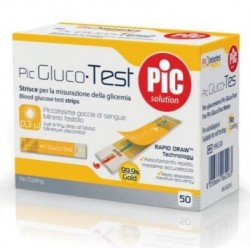 PIC GlucoTest 50 strisce reattive per il controllo della glicemia