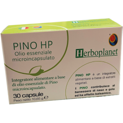Herboplanet Pino HP integratore balsamico per la gola 30 capsule