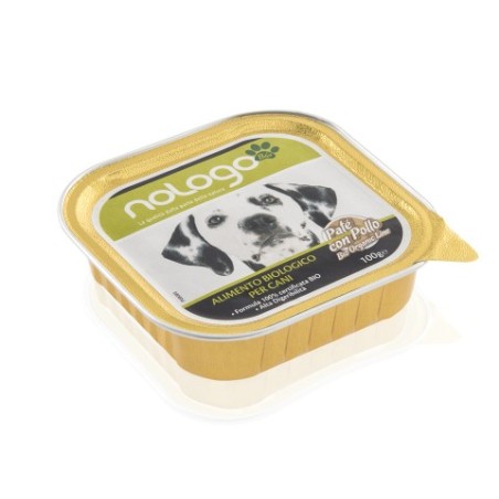 Nologo Pate Bio Pollo per Cane 100 gr. Nologo Pate Bio Pollo per Cane 100 gr.
