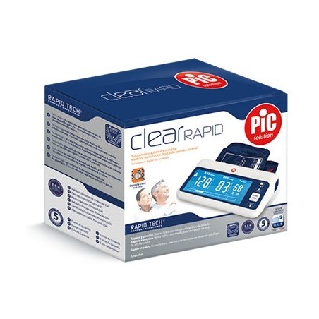 PIC Clear Rapid misuratore di pressione automatico digitale PIC Clear Rapid misuratore di pressione automatico digitale
