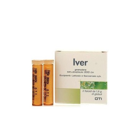 Iver 200CH 3 fiale globulari da 1,6 g Iver 200CH 3 fiale globulari da 1,6 g