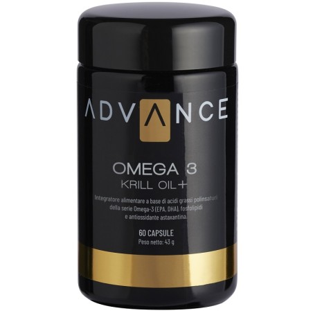 +Watt Advance Omega 3 Krill Oil+ integratore con EPA, DHA, fosfolipidi e astaxantina 60 capsule +Watt Advance Omega 3 Krill Oil+ integratore con EPA, DHA, fosfolipidi e astaxantina 60 capsule