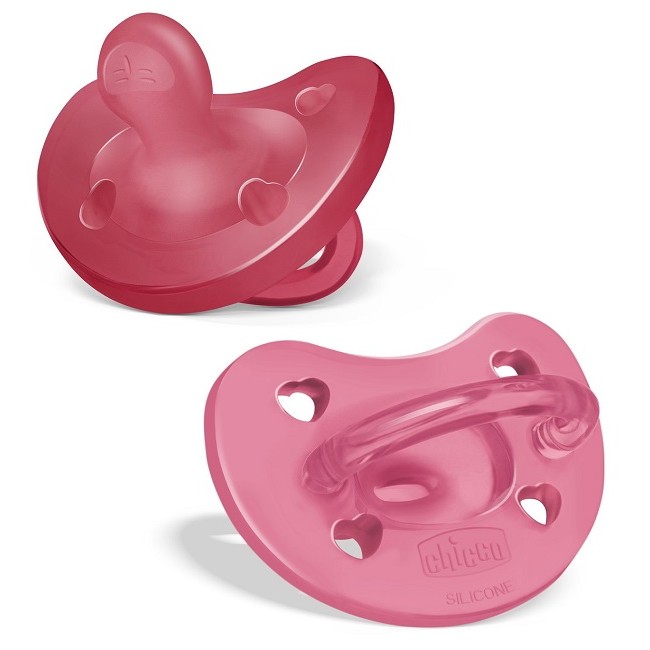 Chicco Gommotto Silicone Rosa 16-36 Mesi 2 Pezzi