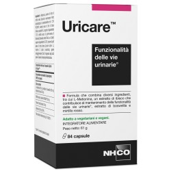 Chiesi Farmaceutici Nhco Uricare integratore per la funzionalità delle vie urinarie 84 capsule
