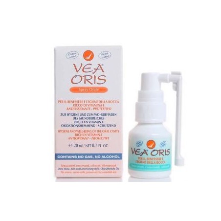 Vea Oris Spray Protettivo per bocca e gola 20ml Vea Oris Spray Protettivo per bocca e gola 20ml