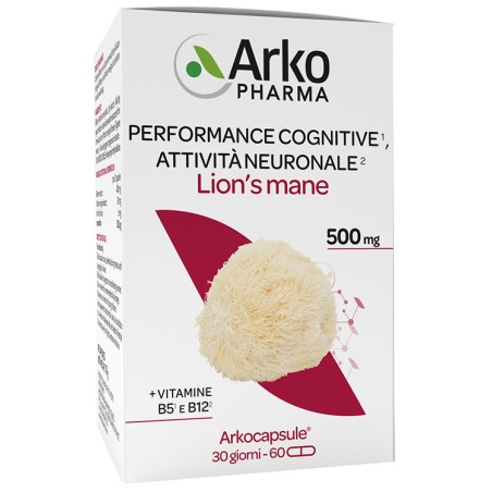 Arkopharma Arkocapsule Lion's Mane 60 Capsule Arkopharma Arkocapsule Lion's Mane 60 Capsule
