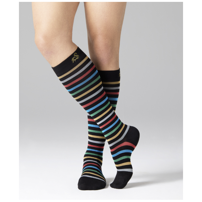 Solidea Stripe Game Cassiopea Gambaletto Nero Taglia M Solidea Stripe Game Cassiopea Gambaletto Nero Taglia M