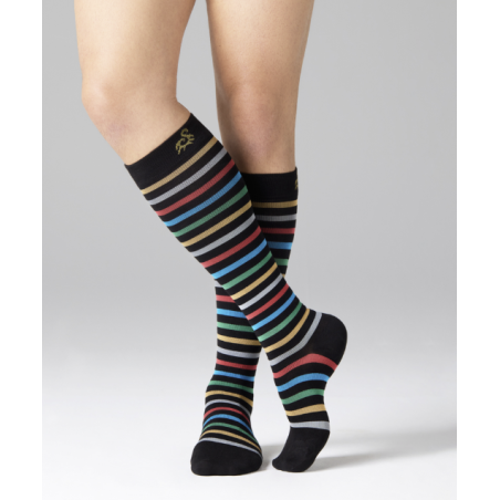 Solidea Stripe Game Cassiopea Gambaletto Nero Taglia M Solidea Stripe Game Cassiopea Gambaletto Nero Taglia M