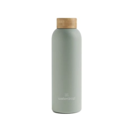 Waterdrop Bottiglia in Acciaio Colore Verde Oliva Matt 600 ml