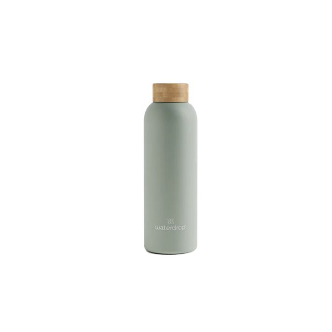 Waterdrop Bottiglia in Acciaio Colore Verde Oliva Matt 600 ml Waterdrop Bottiglia in Acciaio Colore Verde Oliva Matt 600 ml