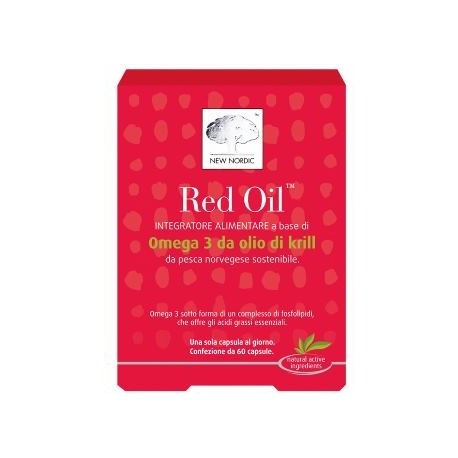 Red Oil integratore con olio di Krill per funzione cardiovascolare 60 capsule