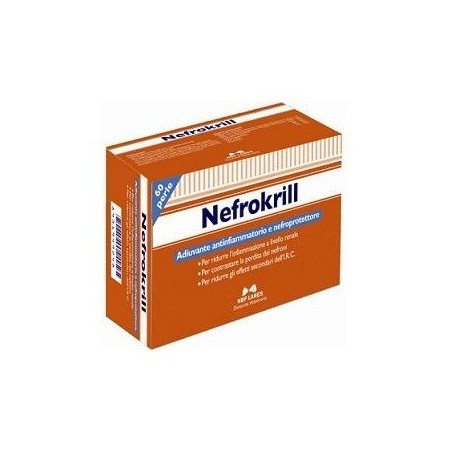 Nefrokrill integratore per insufficienza renale di cani e gatti 60 perle Nefrokrill integratore per insufficienza renale di cani e gatti 60 perle