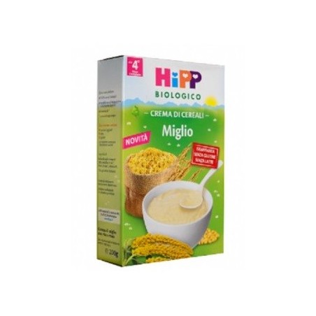 Hipp Biologico Miglio Crema di cereali per bambini 200 g Hipp Biologico Miglio Crema di cereali per bambini 200 g