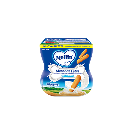 Merenda Mellin Latte E Biscotto - 12 Vasetti Da 100 Gr, Per Bambini Dal 6° Mese - Foto 7